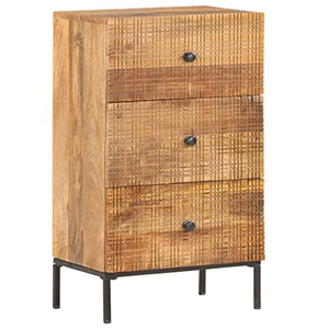 vidaXL Credenza 45x30x75 cm in Legno Massello di Mango