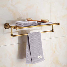 DKEE Accessori da Bagno in Rame Ottone Antico Portasciugamani Bagno retrò Europeo Portasciugamani Portasciugamani all'Ingrosso