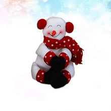 Amosfun Copri Bottiglia di Vino di Natale Hugger Cartoon Pupazzo di Neve Protezione Bottiglia di Champagne Toppers Bottiglia di Vino per Decorazioni Natalizie