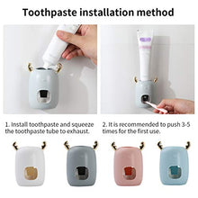 shunbang yuan Dentifricio Squeezer Parete dentifricio Plastic Hanging Tubo Squeezer per Bagno, Bianco