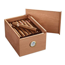 Minmin Cigar Humidor cedro legno non verniciato alcolica portasigarette, 160x220x120mm accessori del sigaro (Size : 160x220x120mm)