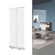KMILE Fresanding Sneezé Guard Guard Floor Standing Roll Up Clear Shield, Banner Retrattile con Scudo Trasparente, Guardie di starnutificazione per Ufficio, Negozi, Ristorante, Aula e Altro Ancora