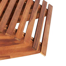 vidaXL 2X Legno di Acacia Sedie a Sdraio a Dondolo Stile Rustico Robusti Ergonomici Lettino Prendisole per Interni e Giardino Finitura ad Olio