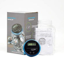 XIANBAO Barattolo di Risparmio con contatore di Monete Digitale, Regalo per Cambio di Barattolo, Barattolo di Risparmio con gettoniera Digitale per Monete EUR con Display LCD per Bambini