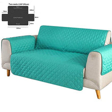 NAttnJf di Divano, Moderno Singolo/Doppio/Tre posti Divano Slipcover Furniture Divano Copertura Pad, Poliestere, Mint Green, 3