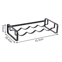 LHQ-HQ Wine Rack Ferro Vino Rack Decorazioni Bottiglia Domestica Rack Semplice Nero Stile Europeo