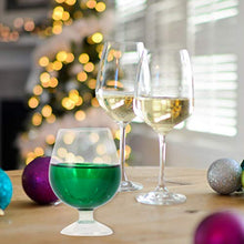 NUOBESTY Bicchiere di Vino Scherzo Giocattoli No Versare Bicchiere di Vino Pesce D'aprile Scherzo Ingannevole Puntello Verde