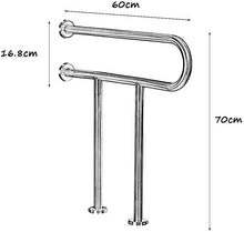 Wall mount Maniglioni da Bagno A Forma di U Grab Bar Piano corrimano, Bagno corrimano Anziani, Sedia a rotelle, Servizi igienici Sicuro corrimano Accessori da Bagno