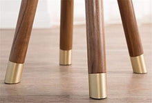 HBING Mobili Panca in Legno massello Sgabello Sgabello per Bambini Panca Scarpa Semplice Noce Nero Legno Sgabello da Salotto per Adulto Adatto per Giardino e Campeggio