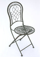 DanDiBo Sedia Sedia da Giardino Malaga 12185 Sedia Pieghevole 92cm in Metallo - Ferro battuto
