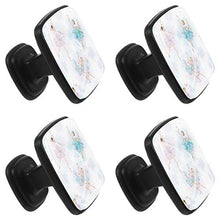 Ballerina Pomelli per Porta Set di 4 Pomelli per Mobili Manopole per Cassetti Cucina Armadio Vetro