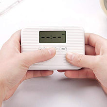 SANON Portapillole Elettronico Portatile con 6 Scomparti Dispenser, Automatico Pillola con Orario e Allarme Promemoria per Viaggio Campeggio Vitamine Pillole Farmaci e Integratori