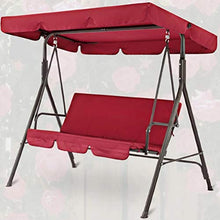WWJJLL Giardino Swing Cover, Giardino Sedile Cover Sedile a baldacchino Altalena Copertura Superiore + Copertura del Sedile per Altalena per 3 posti Outdoor Garden Porch Yard (Swing Non Incluso)