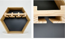 PanYFDD - Scaffale Creativa da Appendere alla Parete, in Legno, Ideale per Il Tempo Libero, Il Bar, Il Vino, la Decorazione retrò, Il Soggiorno, la Decorazione da Parete per Bar, Cucina, ristoranti