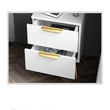 Comodino Tavolo Comodino-Comodino con 2 cassetti Semplice Camera da Letto Comodino Mini armadietto for Camera da Letto Soggiorno (Bianco) Arredamento Moderno