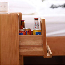 H-CAR Comodino da Comodino Comodino Nordico Comodino in Legno massello Rattan Comodino Nordico Piccolo per Camera da Letto Bagno Soggiorno