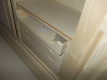 DELPA Armadio 3 Ante Scorrevole in Legno Naturale