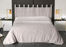 Linder Testiera del Letto con Zampe, (1) 27% Cotone, 18% Lino, 55% (3) 100% Poliestere, Beige, 160x70