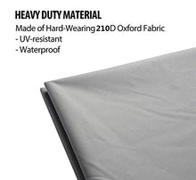 HONCENMAX Copertura della Sedia Dondolo - Rattan da Giardino Wicker Coperture Mobili Impermeabili per Sedie Sospese - Antipolvere Protettiva Copertina - Tessuto Oxford con Fodera in PVC