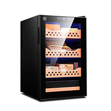 Cigar Humidor Dispositivo Di Raffreddamento Built-in Legno Di Cedro A Tre Strati Regolabile Temperatura Cigar Cabinet Idratante Governo In Grado Di Ospitare 400 Surface Acciaio Inossidabile Decorativo