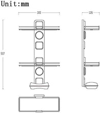 AINIYF Bagno Bagno Doccia Mensola Organizzatore portasciugamani Parete tovagliolo di Arte della Resina Anello Drilling Installazione (Dimensioni: 26.5x35cm)