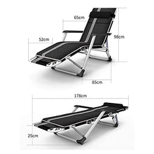 Sywlwxkq Sedie Pieghevoli reclinabili, sedie a gravità Zero, sedie a Sdraio, lettini Prendisole, Sdraio, realizzate con Struttura in Acciaio e Tessuto textoline, Larghezza Super 65 cm