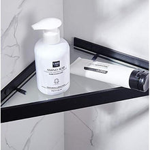 GXFCQKDSZX Mensola angolare per Bagno 3 Pezzi Portaoggetti da Bagno, Porta Doccia in Alluminio, Porta Doccia in Vetro, Ventose, Portaoggetti, Accessori da Bagno