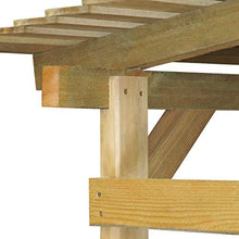 vidaXL Legno FSC Tettoia Giardino Pergola Pergolato Parasole Pensilina Esterno
