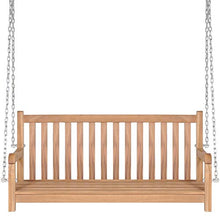 Tidyard Dondolo in Legno Massello di Teak,Tettuccio Parasole Regolabile 120x60x57,5 cm Marrone