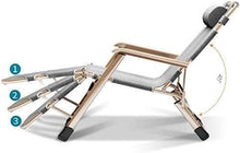 PARTAS Outdoor Zero Gravity Sedia reclinabile Outdoor Sedia da esterno per persone pesanti, Cuscino reclinabile, Sedia da giardino, Sedia pieghevole da patio