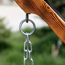 ANBO Sedia A Dondolo in Legno per Veranda, Aliante da Esterno con Supporto | Divanetto Altalena Portico in Legno per Giardino Esterno E Terrazza