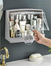 Rack di stoccaggio a parete libero perforazione impermeabile e antipolvere Bagno e cucina grande capacità Rack Storage Box
