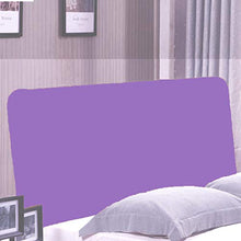 LOVIVER Copri Testata del Letto Elastica a Prova di Polvere Ornamenti per Camere 1.5 M - Viola