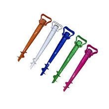 CLISPEED Picchetto per Ombrellone Regolabile per Ombrellone da Spiaggia Pesca Sole Giardino (Colore Casuale)