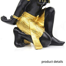 Portabottiglie da tavolo, Portabottiglie creativo, Dio Anubis, Espositore da tavolo, Decorazione artistica, Metallo, Usato per conservare il vino