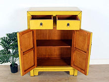 Yajutang cassettiera cinese Orientale/asiatico stile giallo