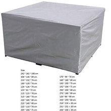 YiGanQiang Coperture, Copertura per mobili in Rattan in Rattan di Tessuto ad Alte Prestazioni Anti-UV Impermeabile per Dadi Set, Patio, all'aperto (Size : 123 * 61 * 72cm)