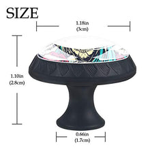 Set di 4 maniglie rotonde per armadio da cucina, credenza, cassettiera, cassettiera, con viti, per cucina, credenza, credenza, bagno, armadio vintage, teschio rosa