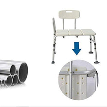 JTKDL Sedia da Bagno Sedia da Doccia in Alluminio Congiunta Sgabello da Bagno per Donna Incinta Anziano Regolabile in Altezza Antiscivolo