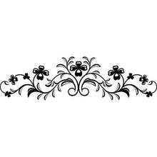 T-MK351 - Adesivi per testiera del letto, 39 x 140 cm, colore: Nero