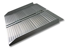 Wiltec Rampa per sedie a rotelle Pieghevole rampa Carrozzina Ripiegabile in Alluminio 150 cm Fino a 270 kg