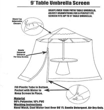 ZWWZ Giardino Portatile Cover per zanzare Patio Patio Patio con Cerniera Apertura e Tubo d'Acqua alla Base da Tenere in placeoli - Escludendo Ombrello e Fondazione MISU