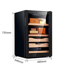 FGDSA Armadio humidor Controllo elettronico dell'umidità Controllo dell'umidità Scatola di Regolazione della Temperatura Speciale Razza (Colore: Nero, Dimensioni: 46x54x73,5 cm) Sigaro