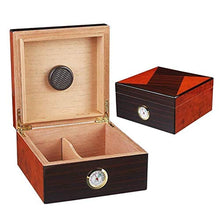 Auoeer High Gloss Finito Cigar Box Cedar Cigar Humidor Cigar Box con