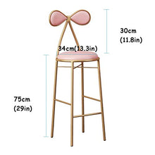 Sedia Sedile in pelle Sgabello da bar Bancone da cucina per la colazione Sedia da bar, sgabello con schienale a farfalla e poggiapiedi, per bar caffetteria Sedia da bar ristorante Carico massimo 200