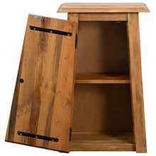 Tidyard Armadietto Pensile Vintage, Massello di Pino Riciclato, 42x23x70 cm