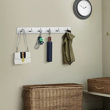 ETiME Ganci Adesivi 3M Ganci Appendiabiti in Acciaio Inox 304 Ganci Portasciugamani per Bagno Cucina Porta (6 Ganci)