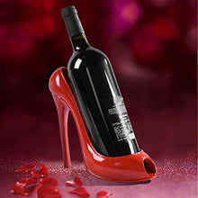 ZFF Conservazione del Vino Wine Rack - Scarpe Tacco Alto delle Donne di Modo Design Wine Rack casa Arredamento Decorazione Artigianato Regalo Vino Piano cremagliera Indipendente (Color : Red)