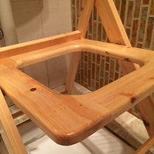 Never give up Mai rinunciare Legno Pieghevole Mobile gabinetto Sgabello Vecchio Uomo WC Sedia Donna Incinta Sgabello WC Sedia da Bagno #3