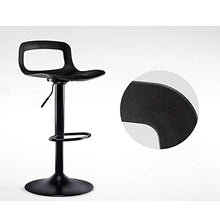 SHPEHP Sgabello da bar multifunzionale Sedia da lavoro ergonomica Regolazione idraulica del sedile Sedia da lavoro girevole regolabile in altezza Sedia da disegno senza braccioli per tatuaggio-black